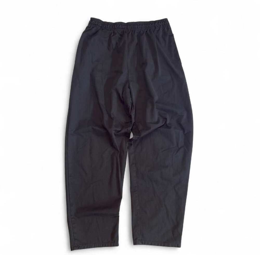 Uncommon Threads Chef Pants Size LG Black Elastic Waist Working Wear
